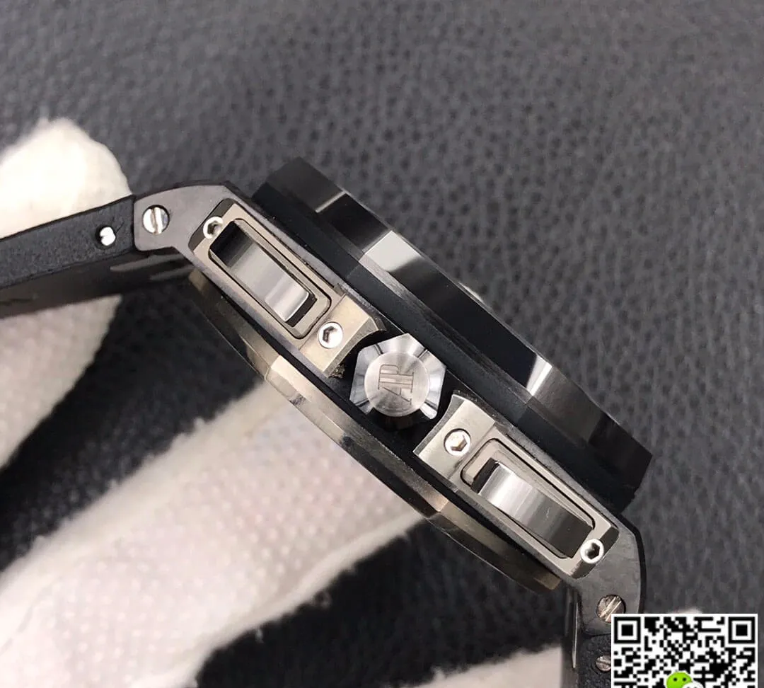 Audemars Piguet Royal Oak Offshore 26405CE.OO.A002CA.01 JF Factory 1:1 Best Edition Replica Watch V2 Black Strap